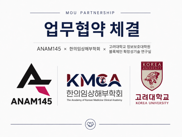 한의임상해부학회·ANAM145·고대 한의 디지털 인프라 MOU